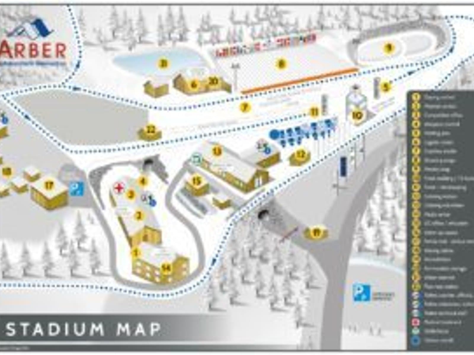 Wunderschöne Biathlonanlage auf dem Großen Arber / Biathlon Arber/